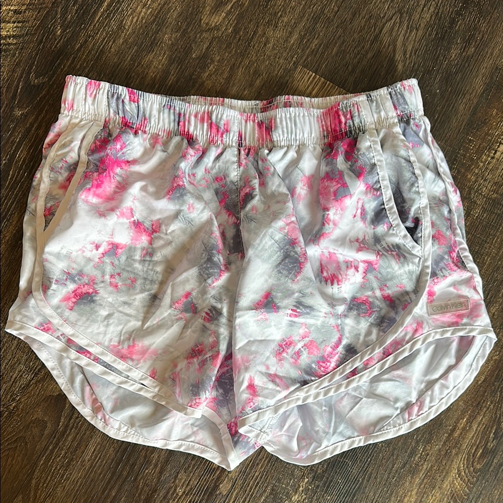 Women's Pink and Gray Shorts